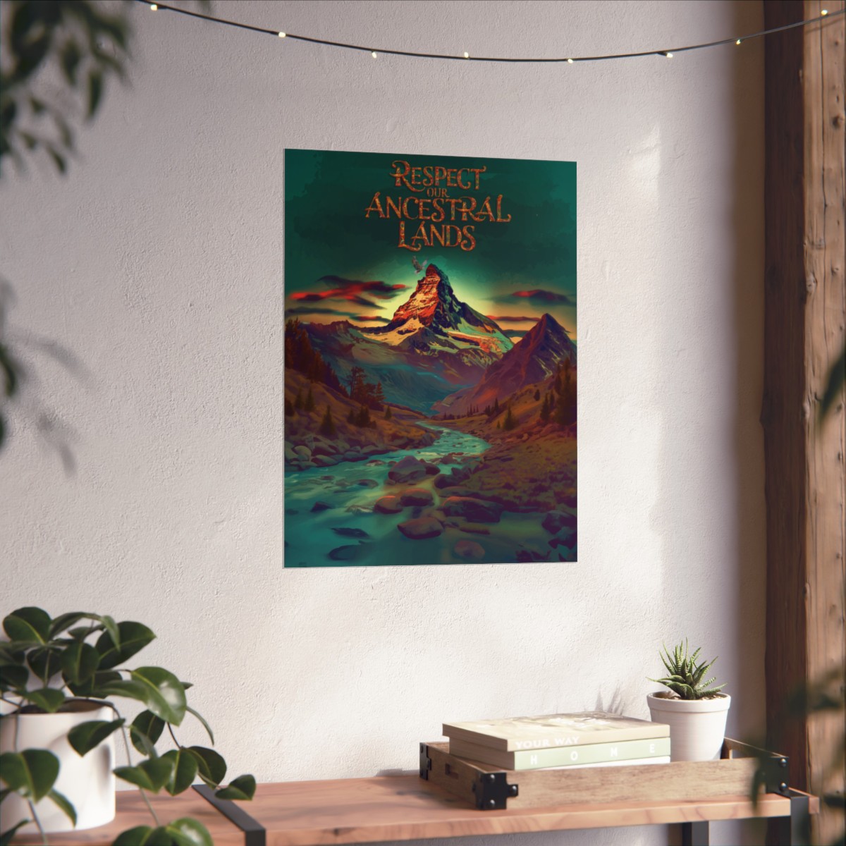 Honor Our Legacy: Respect Our Ancestral Lands ~ Matte Vertical Posters