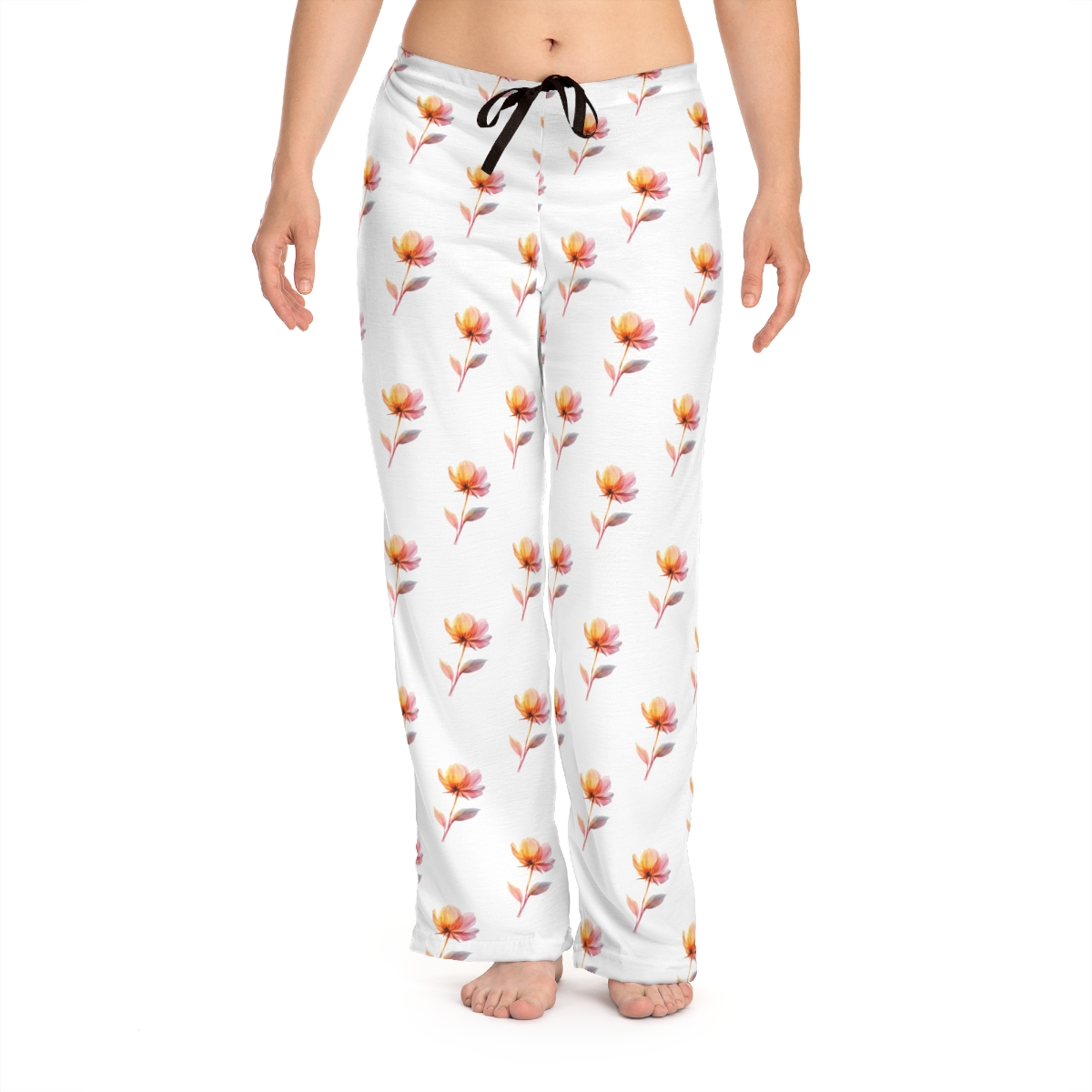 Blooming Rose: Watercolor Pajama Pants