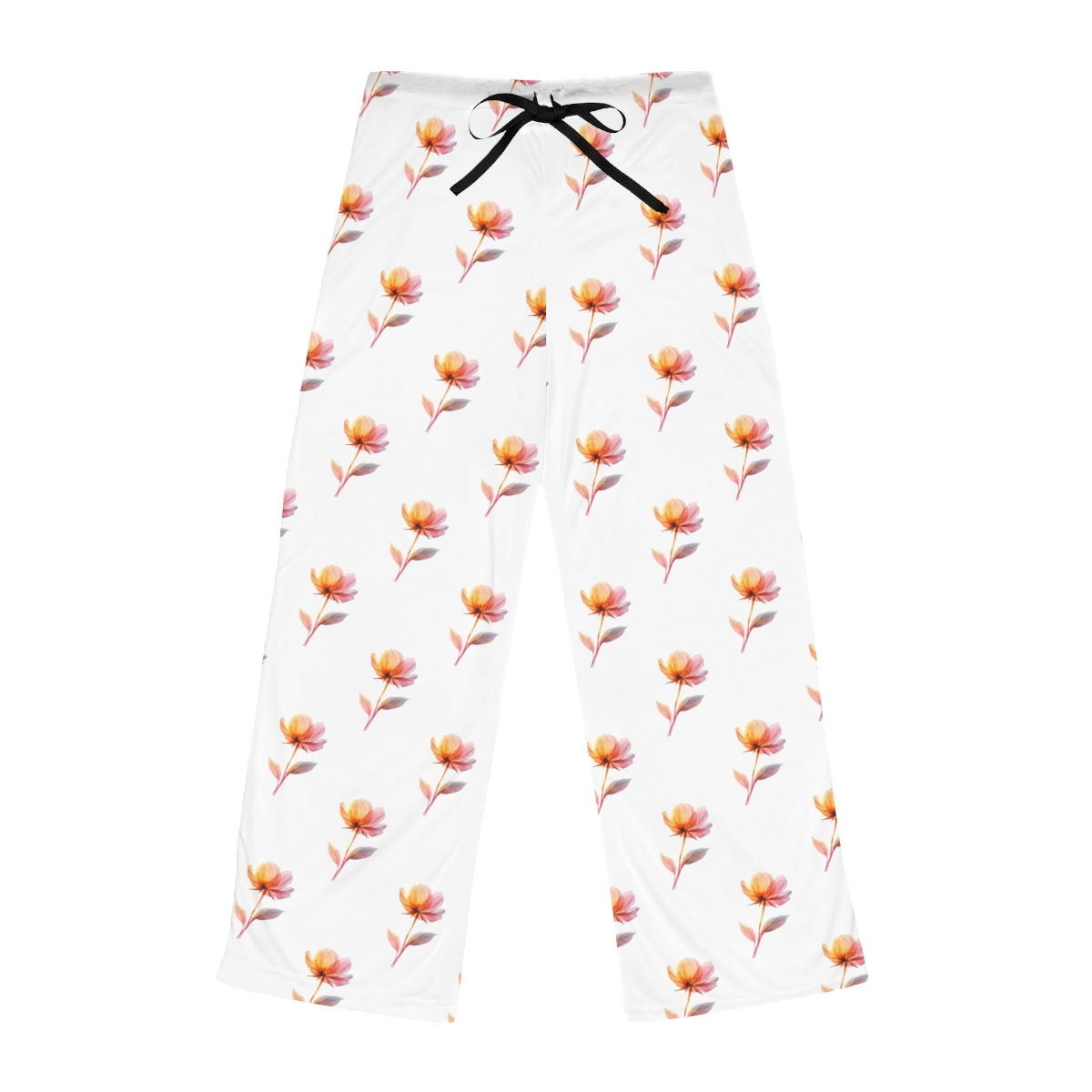 Blooming Rose: Watercolor Pajama Pants - Image 2