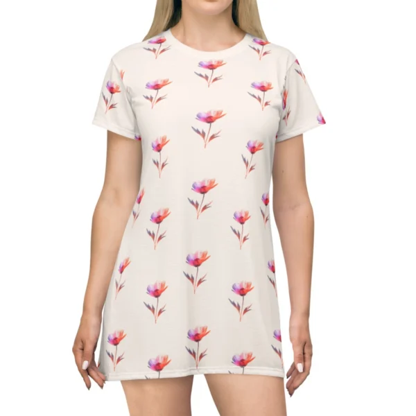 Blooming Beauty: Watercolor Floral Dress