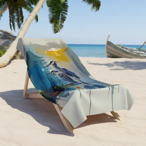 Swampland Sweethearts Beach Towel