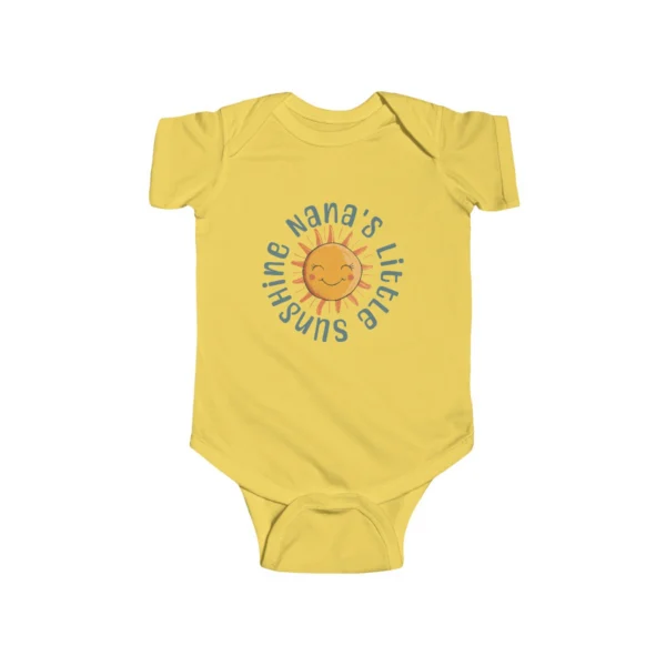 Nana's Little Sunshine Baby Onesie