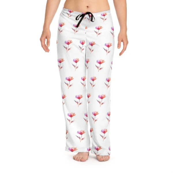 Blooming Dreams: Watercolor Floral Pajama Pants