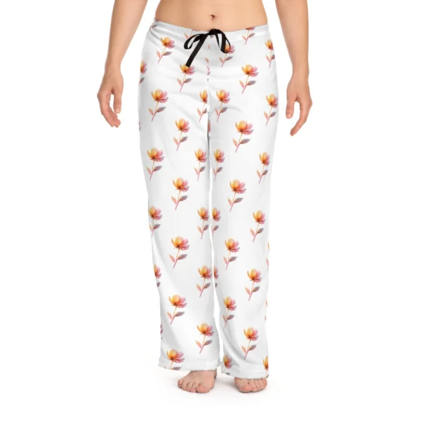 Blooming Rose: Watercolor Pajama Pants