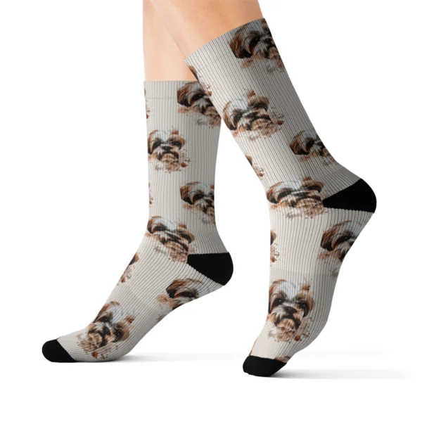 Shih Tzu All Day: Sublimated Socks for Dog Lovers