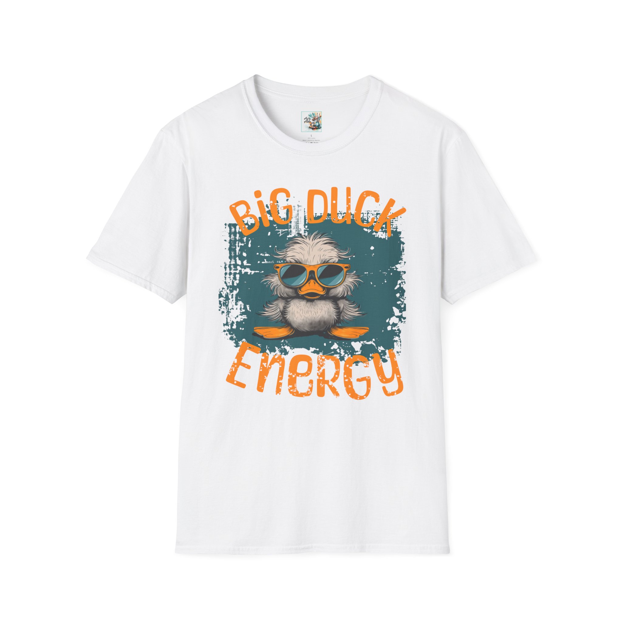Big Duck Energy: 90s Throwback Unisex Tshirt - Image 2