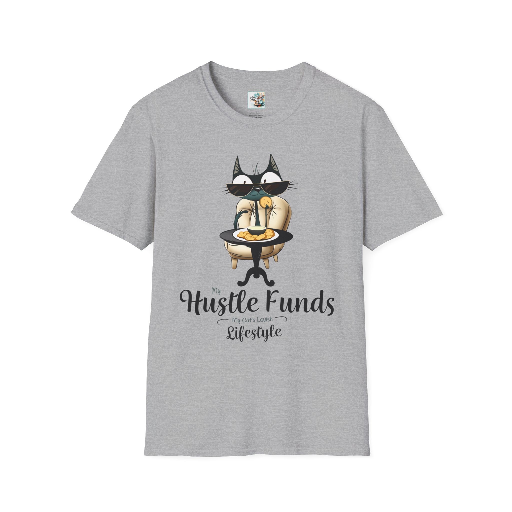 My Hustle Funds My Cat's Lavish Lifestyle Tee