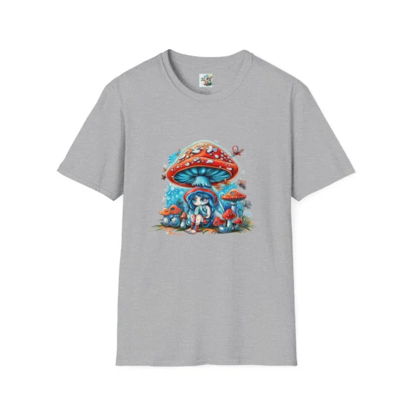 Bluebell the Mushroom Hippie - Unisex Softstyle T-Shirt