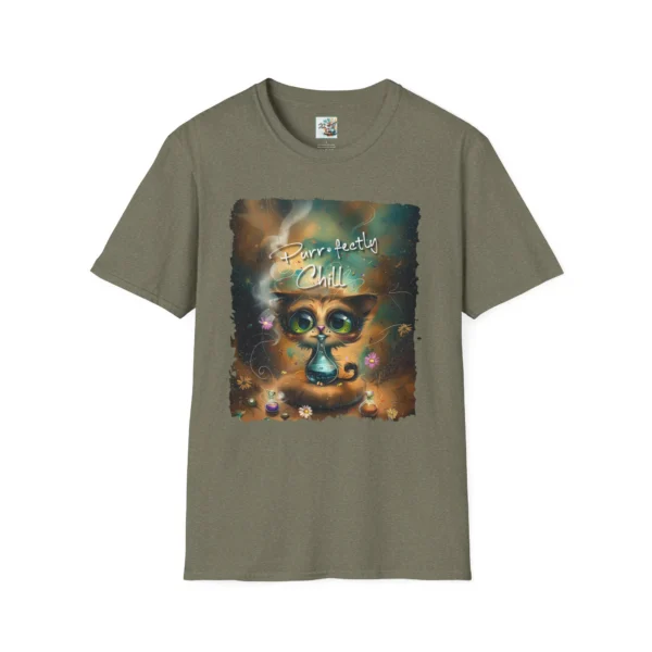 Purr-fectly Chill: Magical Cat in Alchemist's Dream T-Shirt