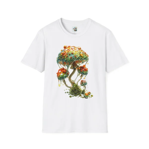 Trippy Mushroom Meltdown - Unisex Softstyle T-Shirt