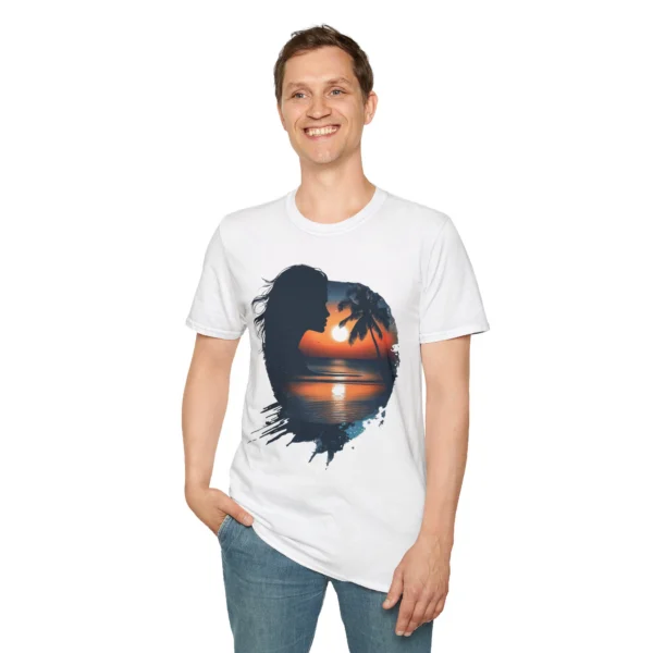 Sunset Silhouette: Beach Bliss Tee