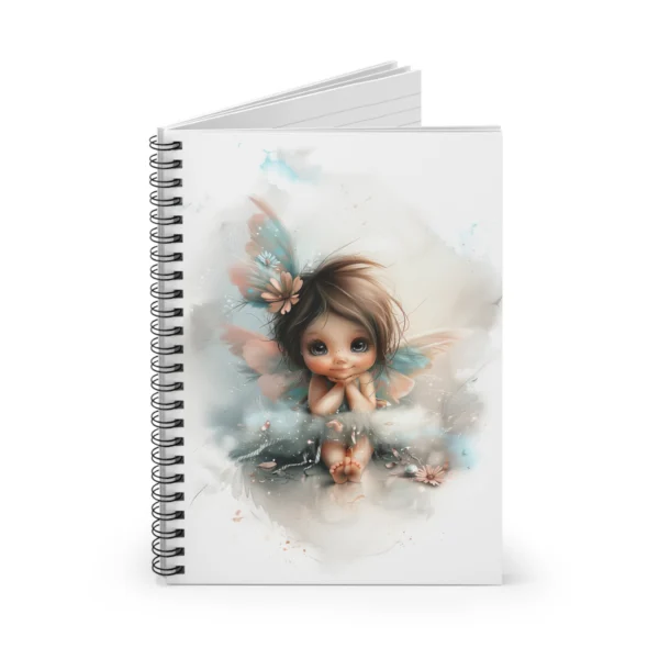 Butterfly Fairy Dreamscape Spiral Notebook