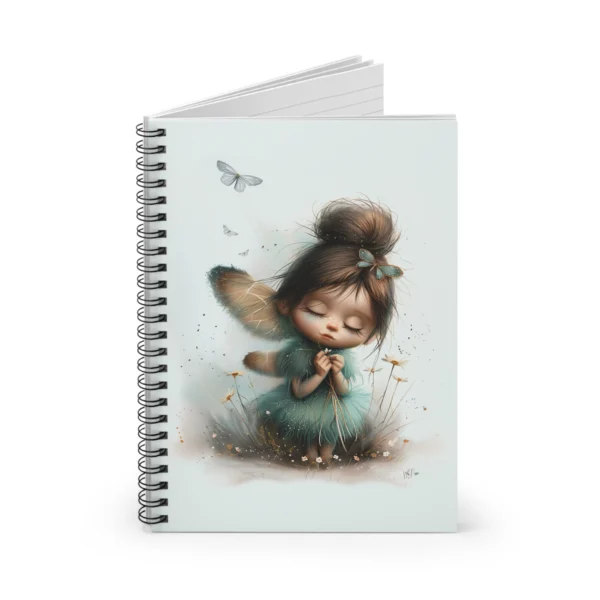 Kawaii Fairy Dreamscape Spiral Notebook