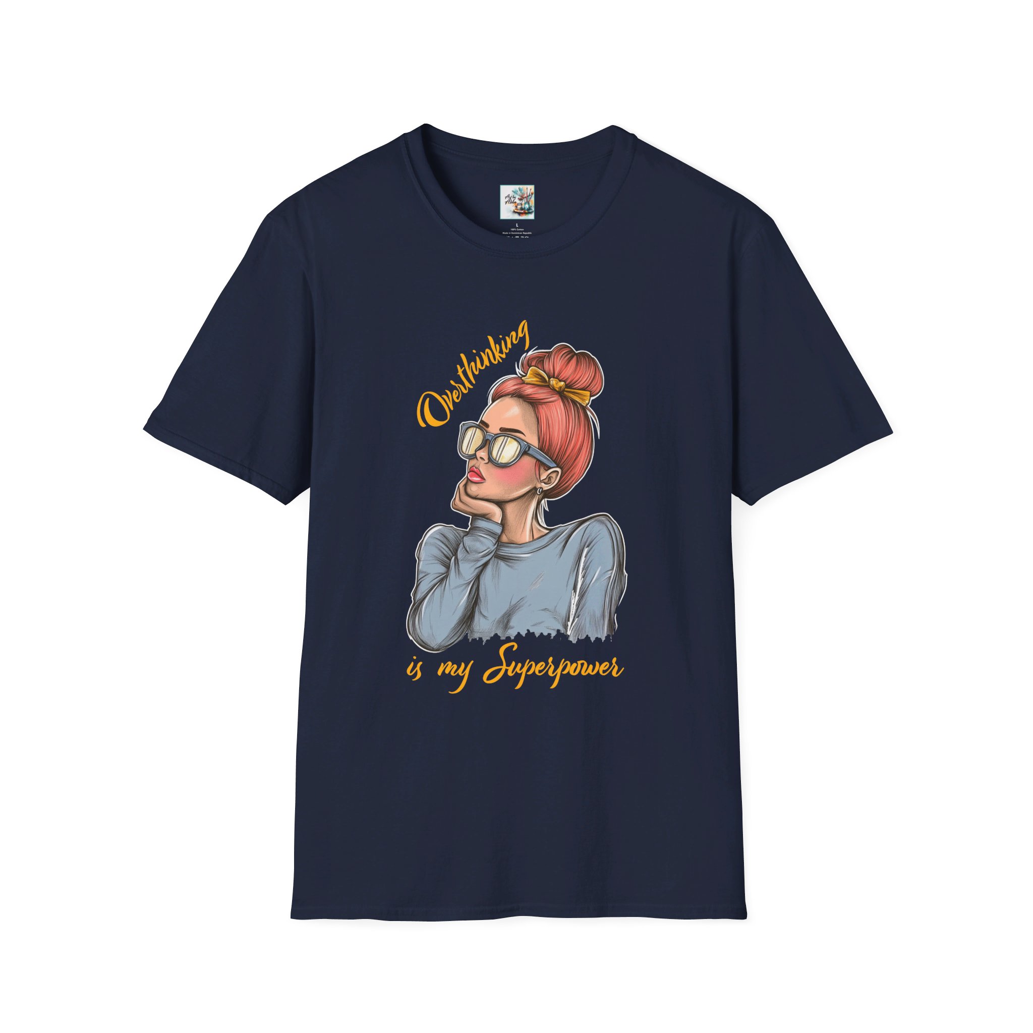 Overthinking is My Superpower - Unisex Softstyle T-Shirt