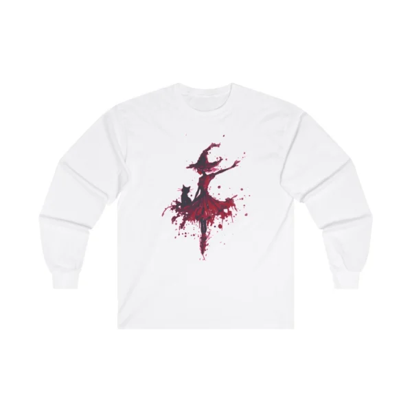 Ballerina Witch and Cat Dance - Unisex Ultra Cotton Long Sleeve Tee