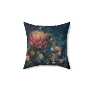 Serene Bouquet Spun Polyester Square Pillow
