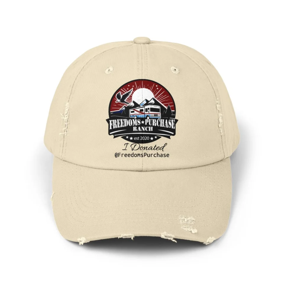 Rock the Ranch, Support Freedoms Purchase: Donation Hat in Stone - supplier mockup