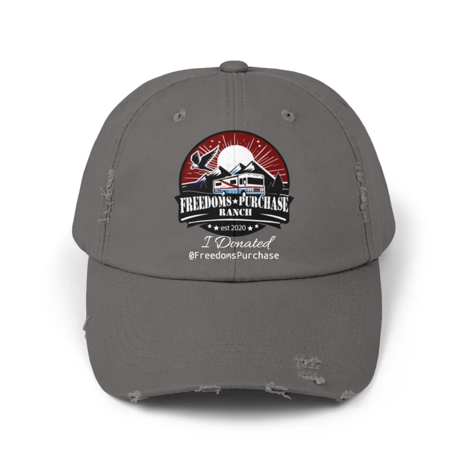 Rock the Ranch, Support Freedoms Purchase: Donation Hat in Nickel - supplier mockup